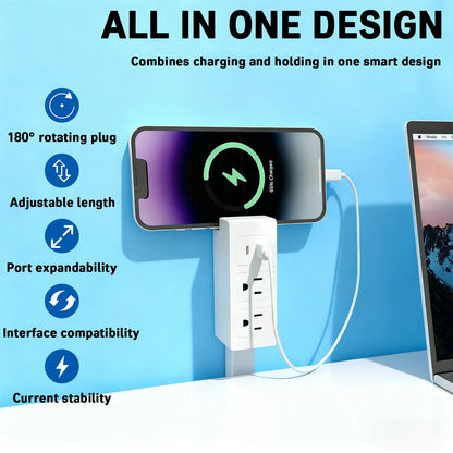180° Swivel Space-Saving Power Hub